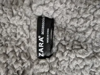 Bufanda cuello niño Zara gris