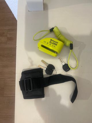 Candado Alarma Kraser Moto con 3 llaves