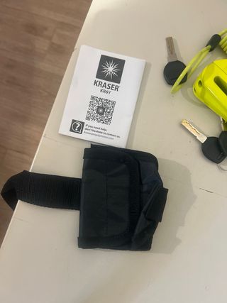 Candado Alarma Kraser Moto con 3 llaves