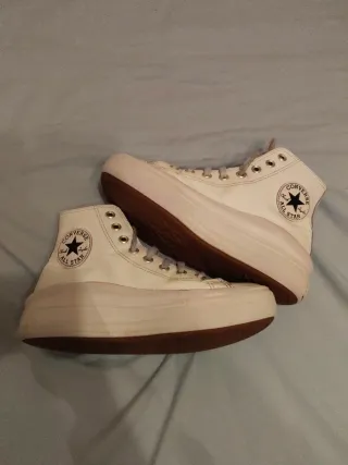 Tenis Converse Blancos Plataforma