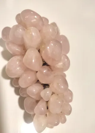 Racimo de cuarzos rosa