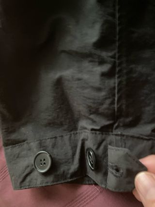 Gabardina Zara Negra Hombre