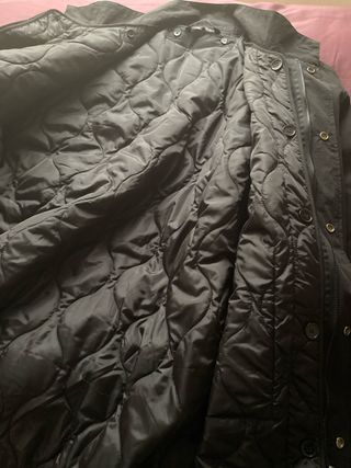 Gabardina Zara Negra Hombre