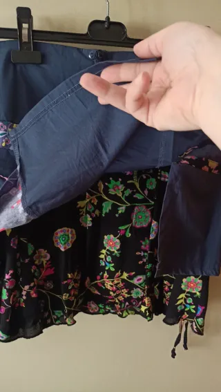 Falda original estampada