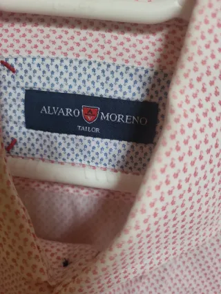 Camisa rosa estampada