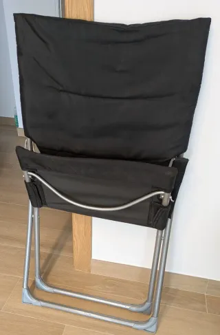 Hamaca/Silla Plegable Jardín Negra