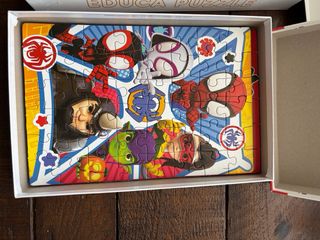 2 Puzzles Disney Pixar Lightyear + Marvel Spidey