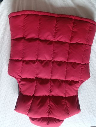 Chaleco acolchado rojo