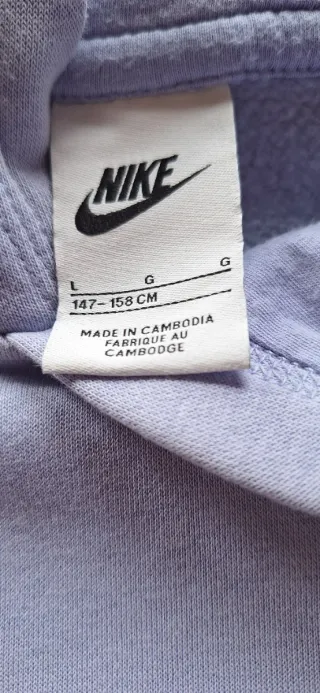 Sudadera Nike Morada, talla L DE NIÑO, 147-158CM