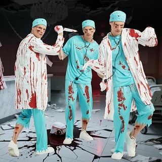 Disfraz Zombie Médico Hombres Talla XL