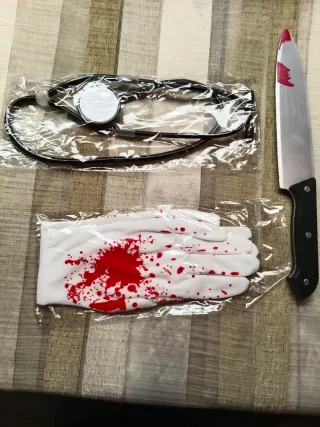 Disfraz Zombie Médico Hombres Talla XL