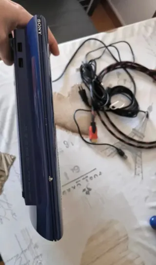 Consola PS3 Azul con Juegos