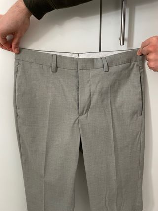 Traje Mango Verde Talla 48 Chaqueta / 38 Pantalón