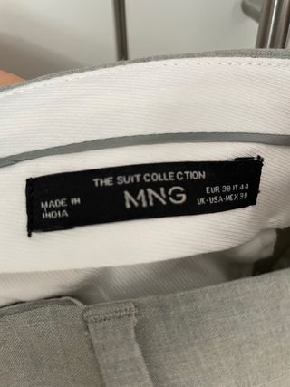 Traje Mango Verde Talla 48 Chaqueta / 38 Pantalón