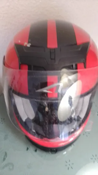 Casco de motorista.