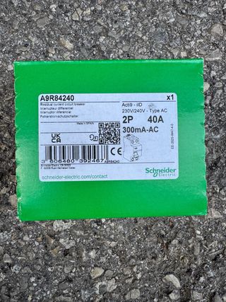 Interruptor Diferencial Schneider A9R84240