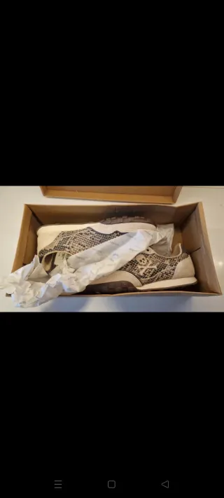 Zapatillas Scalpers Beige y Gris