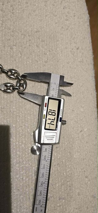 Pulsera de plata de ley de calabrotes