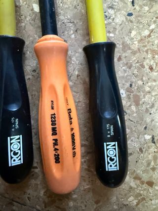 Lote 3 Destornilladores Beta Irgon