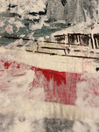 Cuadro Original Marina - Barco en el Mar