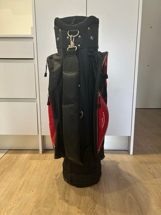 Bolsa de palos de golf Boomerang negra y roja