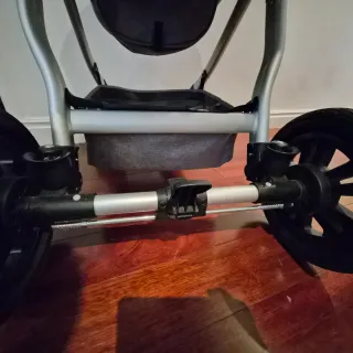 Carrito bebé 4 en 1 gris