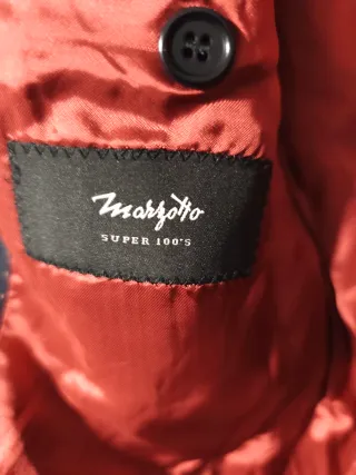 Americana hombre azul