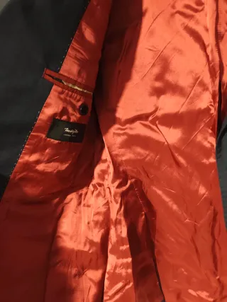 Americana hombre azul