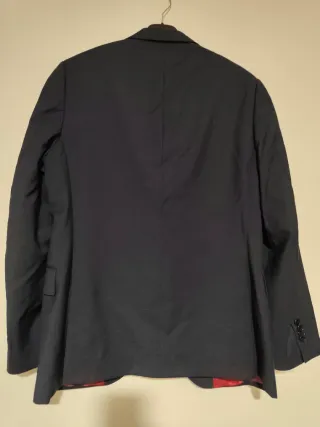 Americana hombre azul