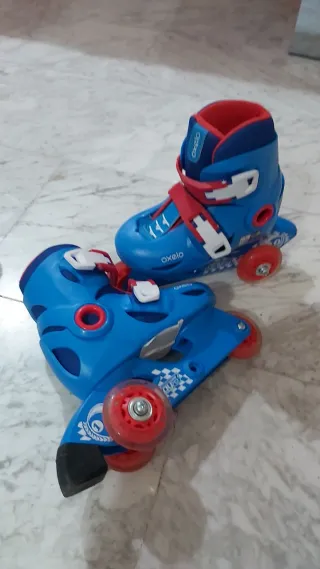 Patines Oxelo niño talla ajustable 26-28