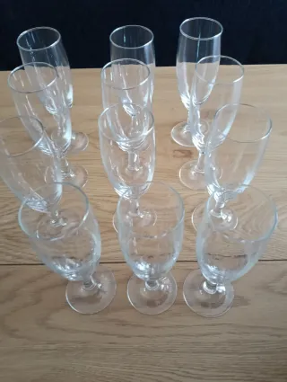 12 Copas de Cava Nuevas