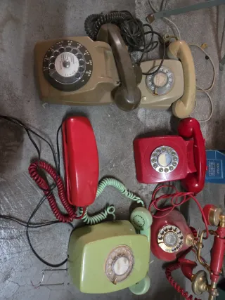 Lote 5 teléfonos vintage