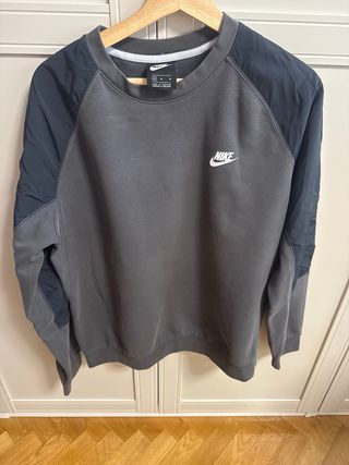Sudadera Nike chico gris talla M