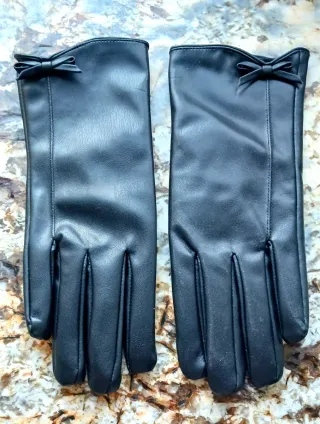 Guantes negros talla Mediana, nuevos