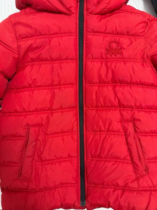 Chaqueta Benetton niño roja