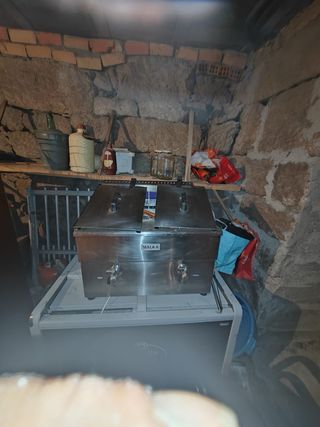 Freidora Profesional Doble de gas. MALKA