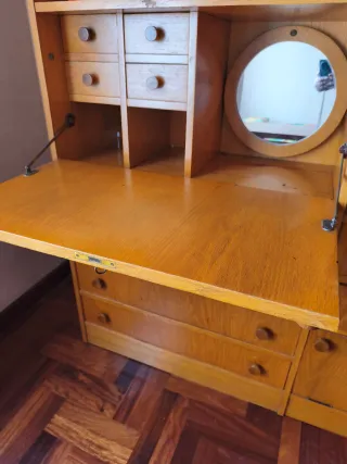 Dormitorio Vintage Madera Noble Mid-Century"