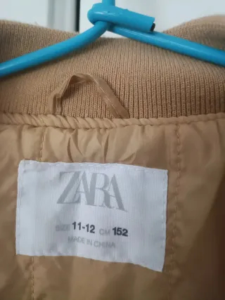 Chaqueta Zara Universitaria Niña Talla 11-12