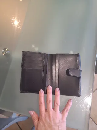 Portafoglio Furla Pelle Nero 13,5x10,5 cm