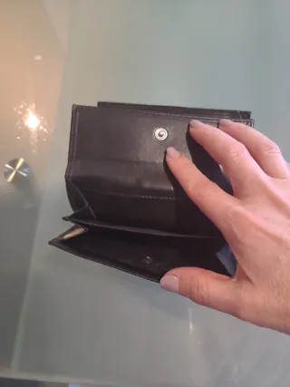 Portafoglio Furla Pelle Nero 13,5x10,5 cm