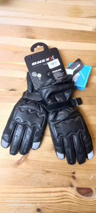 Guantes Moto ONEX Boxer Negros Talla L