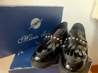 Zapatos Maria Jaén Piel Negros Talla 37