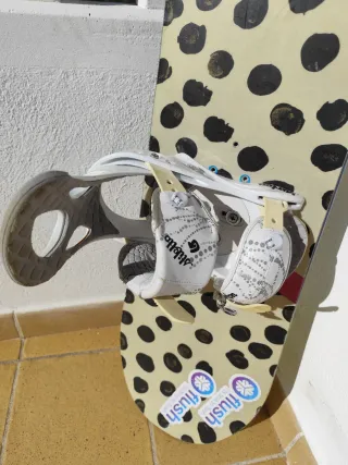 Tabla Snowboard Burton + Fijaciones + Funda