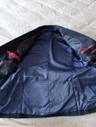 Americana azul hombre