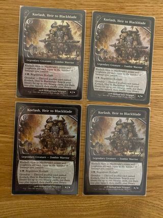 Playset Korlash, Heir to Blackblade (4 cartas)