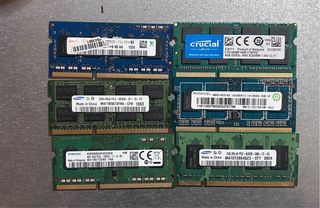 Lotes de Memorias RAM DDR3 y DDR2