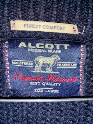 Cardigan uomo blu Alcott