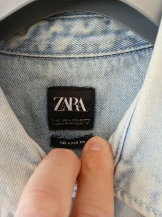 Giacca Jeans Zara Donna Tg. L