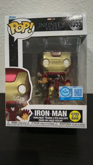 Funko Pop Iron Man 1555 Marvel Glows Dark
