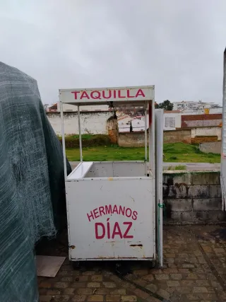 Taquilla con ruedas para ferias